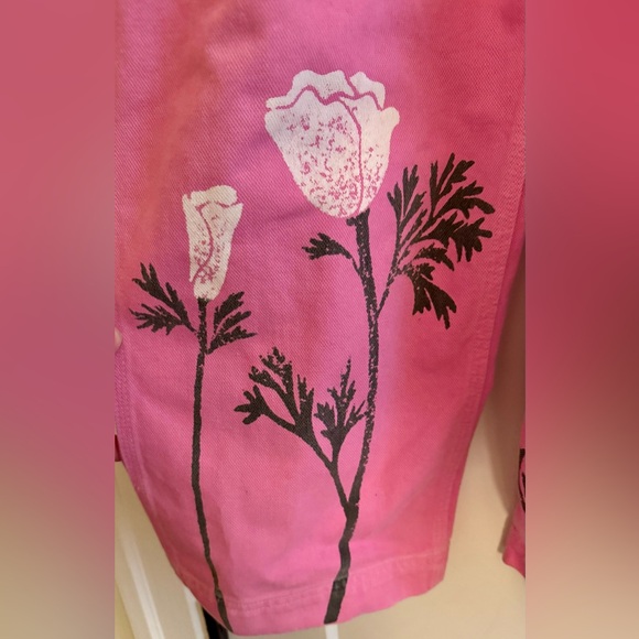 Big Bud Press California Poppy print overalls. Size Small (regular women’s M/L) - Picture 5 of 12